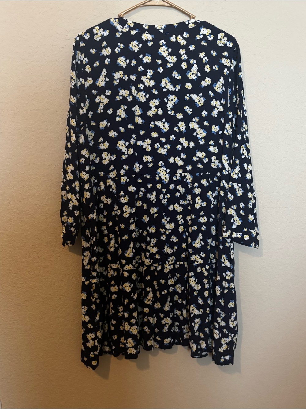 Joules Womens Cosima Ditsy Bouquet Blue Floral Flare Tunic Dress Size 10 - Picture 5 of 5